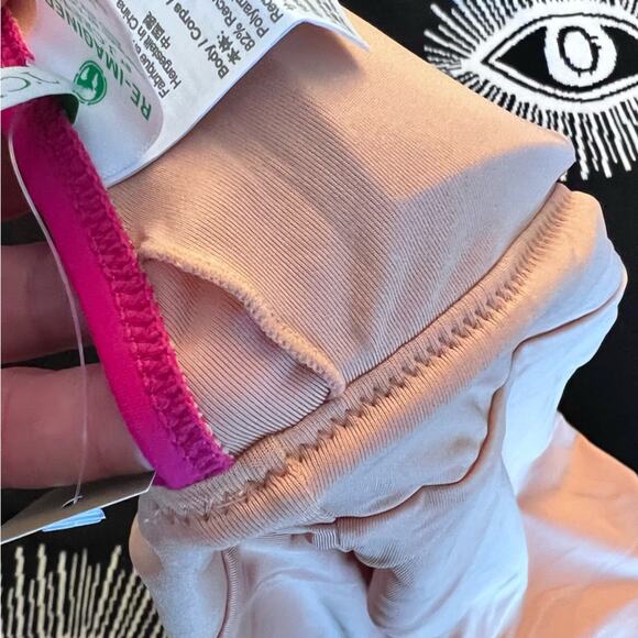 🆕 J. Crew PINK One Piece Swimsuit Plus Barbie Classic Sexy Bathing Suit 16 - Picture 8 of 13